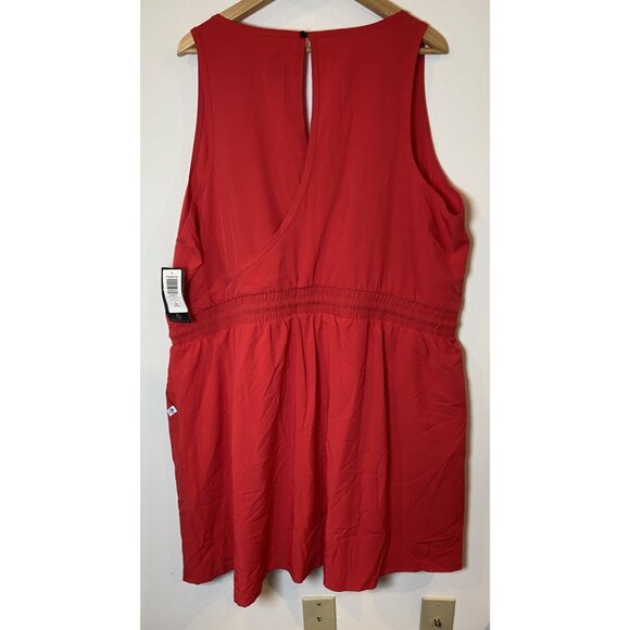 NWT Torrid Active Stretch Woven Mini Dress Lollipop Red 3 3X 26 28 New - Picture 5 of 5